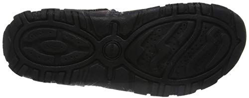 Geox UOMO Sandal Strada B, Sandalias con Punta Abierta Hombre, Marrón (Coffee/Orange C0607), 46 EU