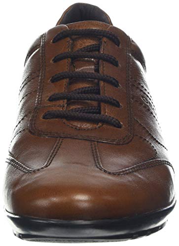 Geox UOMO Symbol B, Oxford Hombre, Marrón (Browncotto C6003), 45 EU