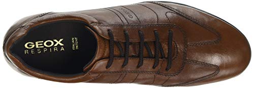 Geox UOMO Symbol B, Oxford Hombre, Marrón (Browncotto C6003), 45 EU