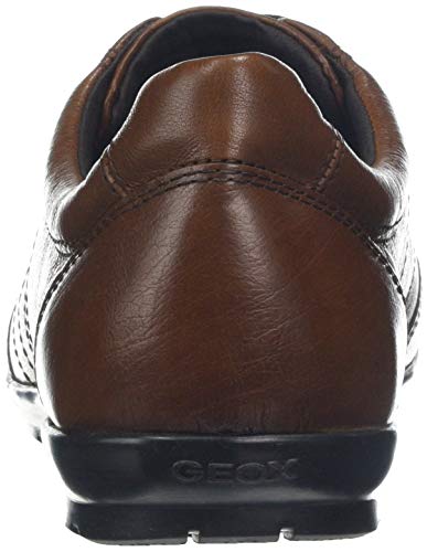 Geox UOMO Symbol B, Oxford Hombre, Marrón (Browncotto C6003), 45 EU