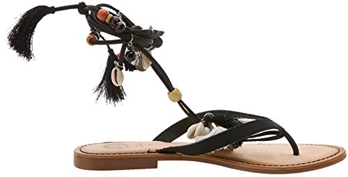 Gioseppo 40656R, Sandalias con Punta Abierta para Mujer, Negro (Black), 38 EU