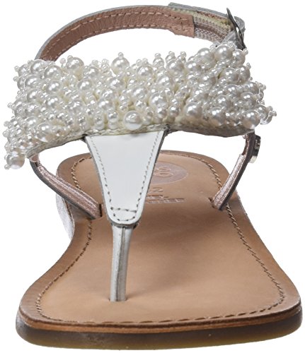 Gioseppo 43893, Sandalias con Punta Abierta Mujer, Blanco (White), 39 EU