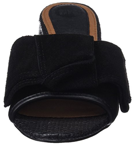 Gioseppo 44088, Zapatos de tacón con Punta Abierta para Mujer, Negro (Black), 38 EU