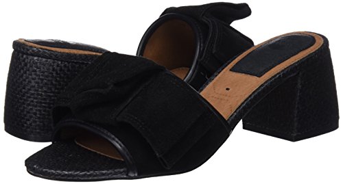 Gioseppo 44088, Zapatos de tacón con Punta Abierta para Mujer, Negro (Black), 38 EU