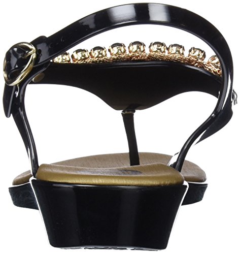 Gioseppo 45107, Sandalias con Punta Abierta para Mujer, Negro (Black), 40 EU