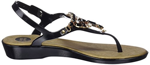 Gioseppo 45107, Sandalias con Punta Abierta para Mujer, Negro (Black), 40 EU