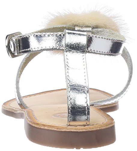 Gioseppo 45329, Sandalias con Plataforma para Mujer, Plateado (Silver), 40 EU