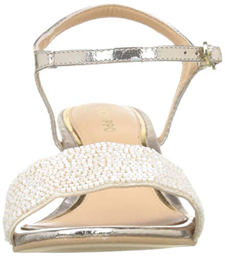 Gioseppo 48778, Sandalias con Punta Abierta para Mujer, Dorado (Oro 000), 36 EU