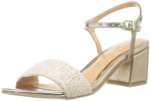 Gioseppo 48778, Sandalias con Punta Abierta para Mujer, Dorado (Oro 000), 36 EU