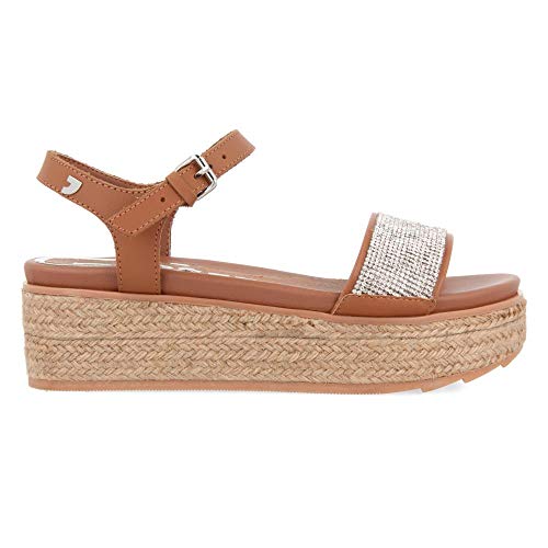 Gioseppo Hurley, Zapatos con Plataforma para Mujer, Marrón (Cuero Cuero), 37 EU