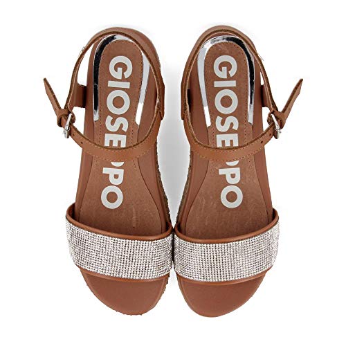 Gioseppo Hurley, Zapatos con Plataforma para Mujer, Marrón (Cuero Cuero), 37 EU