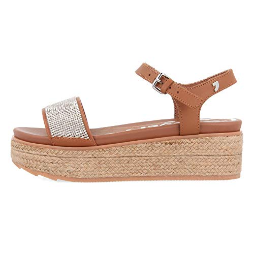 Gioseppo Hurley, Zapatos con Plataforma para Mujer, Marrón (Cuero Cuero), 37 EU