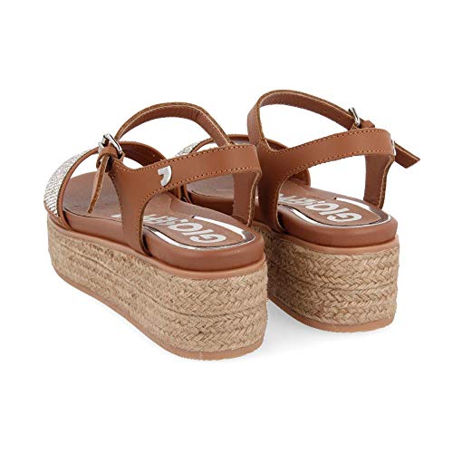 Gioseppo Hurley, Zapatos con Plataforma para Mujer, Marrón (Cuero Cuero), 37 EU