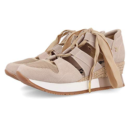 GIOSEPPO SAVOCA, Zapatillas sin Cordones para Mujer, Beige (Beig Beig), 41 EU