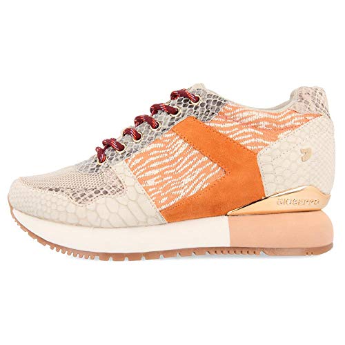 GIOSEPPO THEUX, Zapatillas para Mujer, Beige (Beig Beig), 38 EU