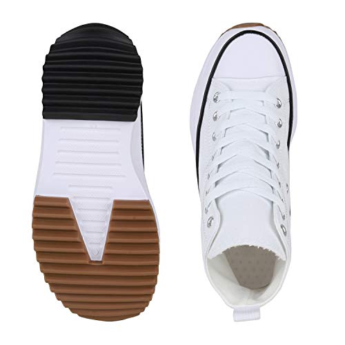 Giralin Zapatillas con plataforma para mujer con tacón de bloque y suela de perfil, color, talla 41 EU