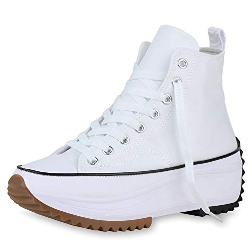 Giralin Zapatillas con plataforma para mujer con tacón de bloque y suela de perfil, color, talla 41 EU