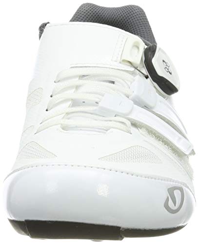 Giro Raes Techlace, Zapatos de Ciclismo de Carretera para Mujer, Blanco (White 9), 36 EU
