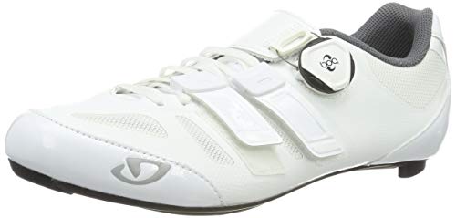 Giro Raes Techlace, Zapatos de Ciclismo de Carretera para Mujer, Blanco (White 9), 36 EU