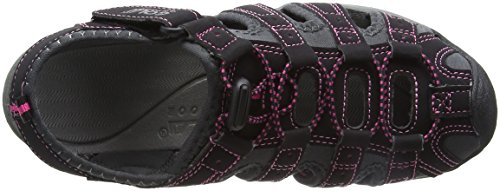 Gola ALP648 Black 3(36EU), Sandalias de Senderismo para Mujer, Negro (Negro/Rosa Caliente BK), 36 EU