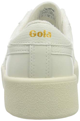 Gola Baseline Mark Cox Leather, Zapatillas Mujer, Blanco Roto, 38 EU