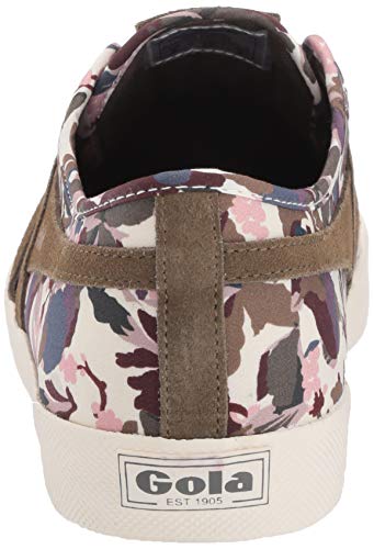 Gola Coaster Liberty CF, Zapatillas Mujer, Verde (Khaki/Off White NW), 38 EU