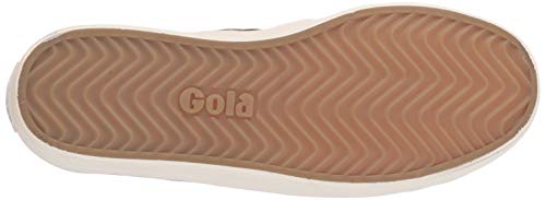 Gola Coaster Liberty CF, Zapatillas Mujer, Verde (Khaki/Off White NW), 38 EU