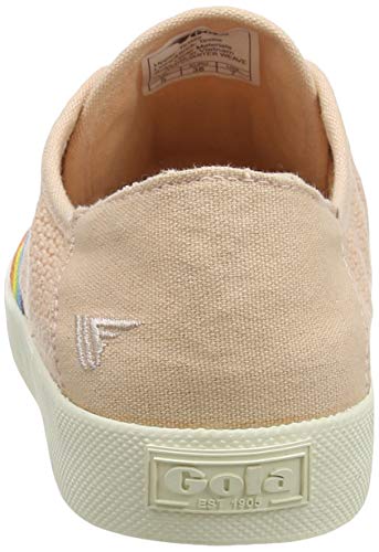 Gola Coaster Rainbow Weave, Zapatillas Mujer, Blanco Roto, 40 EU