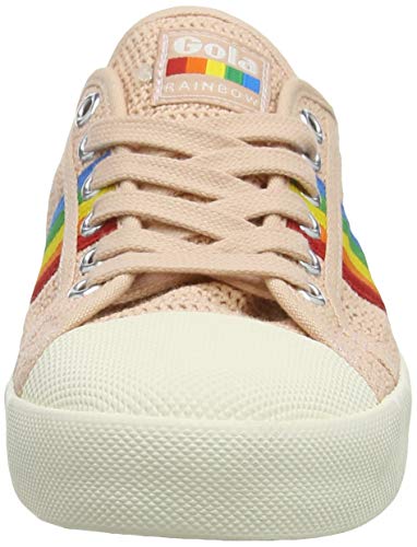 Gola Coaster Rainbow Weave, Zapatillas Mujer, Blanco Roto, 40 EU