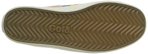 Gola Coaster Rainbow Weave, Zapatillas Mujer, Blanco Roto, 40 EU