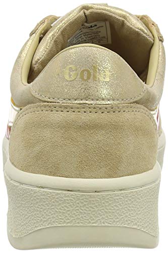 Gola Grandslam Shimmer Flare, Zapatillas Mujer, Dorado, 38 EU