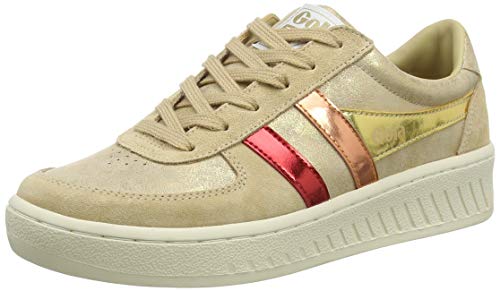 Gola Grandslam Shimmer Flare, Zapatillas Mujer, Dorado, 38 EU