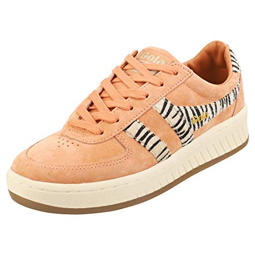 Gola Grandslam Suede Safari, Zapatillas Mujer, Cebra de melocotón, 39 EU