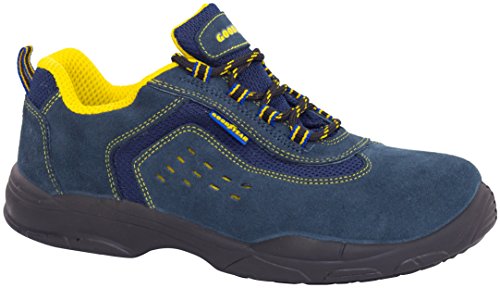 Goodyear G138843C Botas (piel serraje), Azul, 42, Set de 2 Piezas