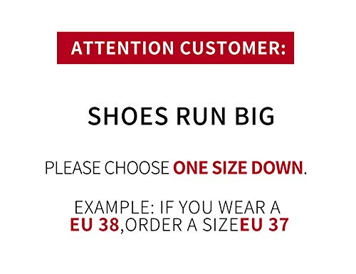 Greatonu - Tira de Tobillo de Ante Mujer, Color Dorado, Talla 41 Eu