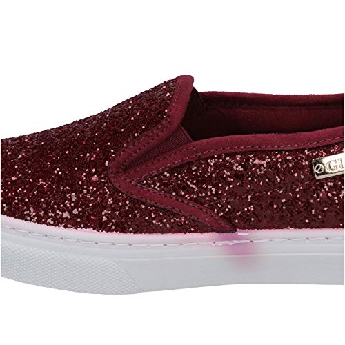 GUESS Slip on Mujer Glitter borgoña 37 EU