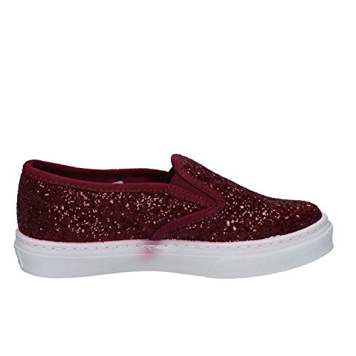 GUESS Slip on Mujer Glitter borgoña 37 EU