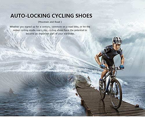 HAOLIN - Zapatillas de ciclismo termomoldeables por calor de carbono 3k para bicicleta de carretera, color blanco - 37,5