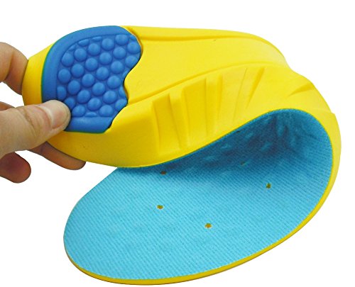 HappyStep® Plantillas de gel con excepcional absorción de impactos y amortiguación en el metatarso y el talón al caminar o correr (Talla L: 41-45 UE)