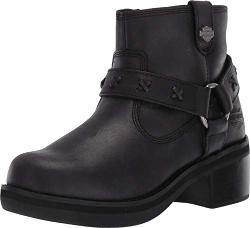 HARLEY-DAVIDSON Botas de moda para mujer Adena, color Negro, talla 05.0 M US