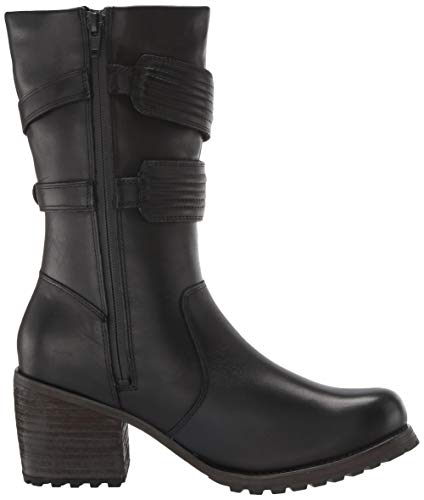 HARLEY-DAVIDSON FOOTWEAR Botas de moto Hoyt para mujer, negro (Negro), 40 EU