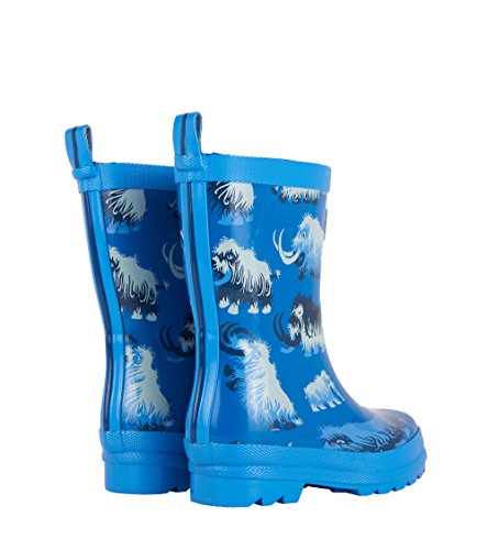 Hatley Printed Rain Boots Botas de agua de trabajo para chico, azul (Woolly Mammoths), 22 (6 UK)