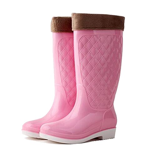 Hattie - Botas de agua de trabajo mujer , color rosa, talla 39 EU