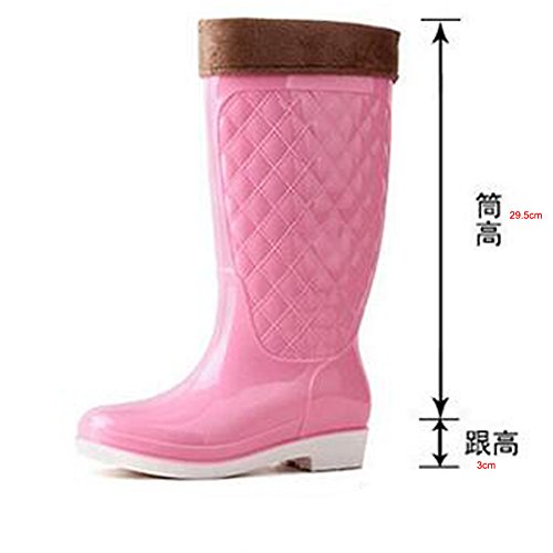 Hattie - Botas de agua de trabajo mujer , color rosa, talla 39 EU
