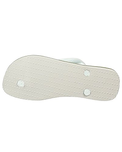 Havaianas Brasil Chanclas Unisex Adulto, Blanco Brasil White, 43/44 EU