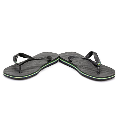 Havaianas Brasil, Chanclas Unisex Adulto, Negro (Black 0090), 35-36 EU