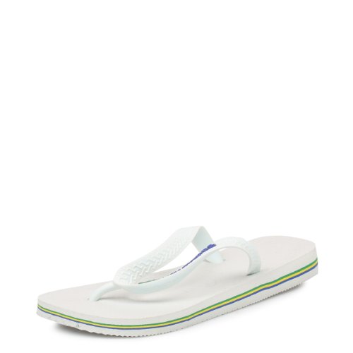 Havaianas Brasil Logo Chanclas Unisex Adulto, Blanco (White), 41/42 EU