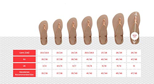 Havaianas Flash Urban, Sandalias para Mujer, Dorado (Rose Gold), 39/40 EU