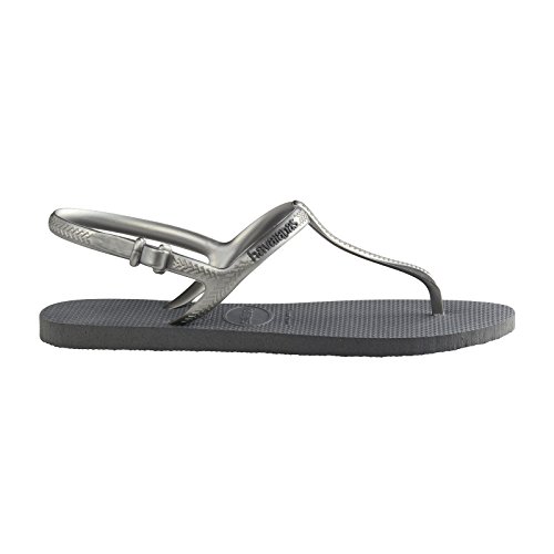 Havaianas Freedom, Sandalias para Mujer, Plateado (Steel Grey), 37/38 EU