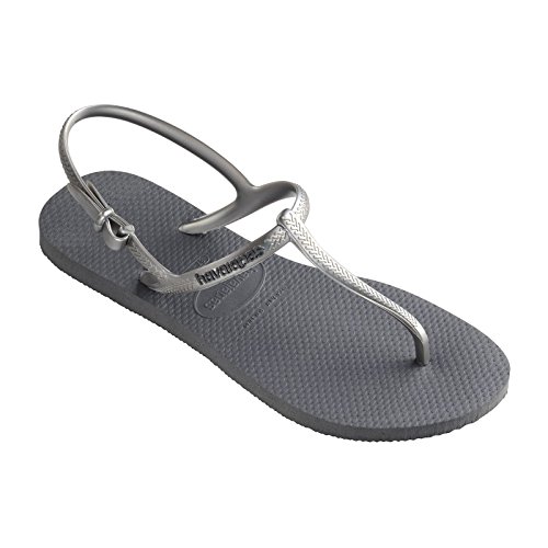 Havaianas Freedom, Sandalias para Mujer, Plateado (Steel Grey), 37/38 EU